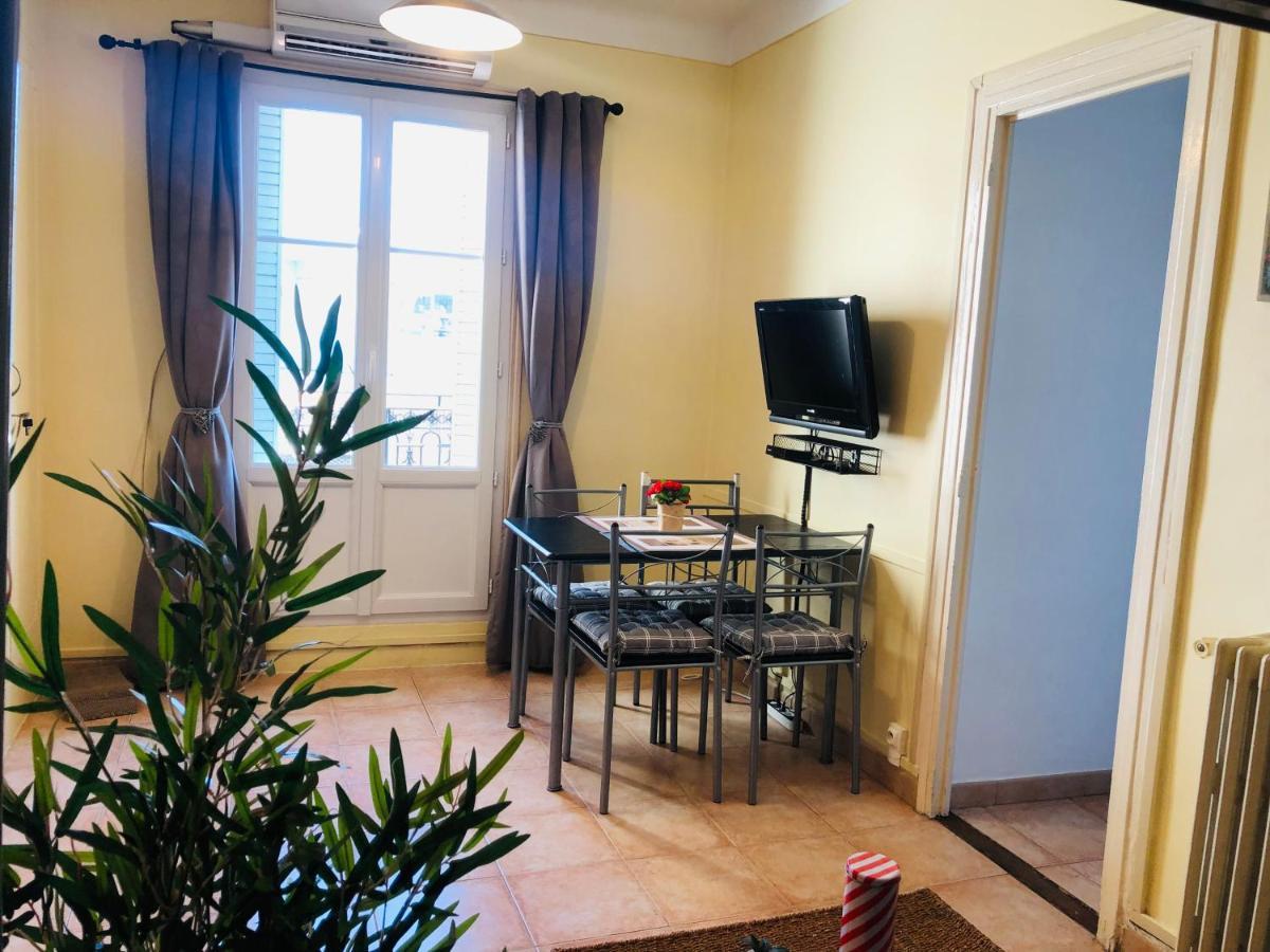 "Studio Ensoleille A Deux Pas Des Plages Avec Sa Grande Terrasse Privee !" Nice Exteriér fotografie