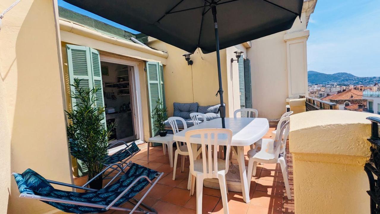 "Studio Ensoleille A Deux Pas Des Plages Avec Sa Grande Terrasse Privee !" Nice Exteriér fotografie